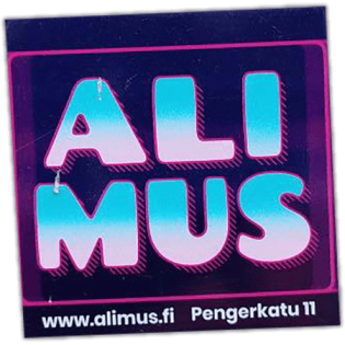 Alimus wanted street sticker