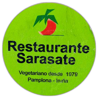 Restaurante Sarasate wanted street sticker