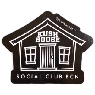 Kush House wanted street sticker