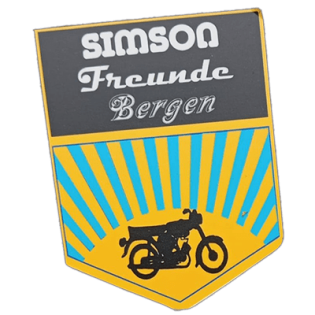 Simson Freunde Bergen wanted street sticker spotted on Snezka