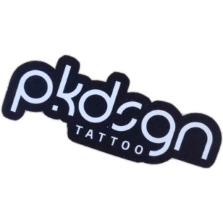 Pkdsgn Tattoo wanted street sticker spotted in Prešov in 2025