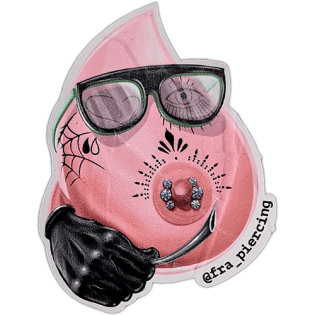 Fra piercing wanted sticker spotted in Bangkok in 2025
