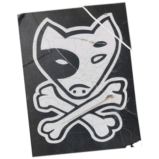 Unknown wanted sticker spotted in Bangkok in 2025