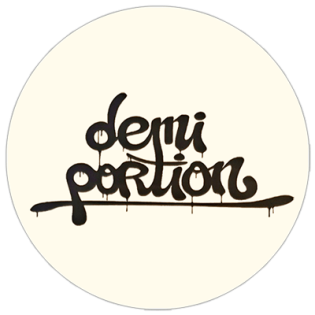 Demi Portion wanted sticker spotted in Bangkok in 2025