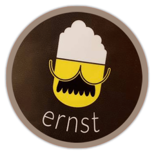 Ernst wanted sticker spotted in Prague in 2025