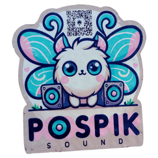 Pospik sound wanted sticker spotted in Prague in 2025