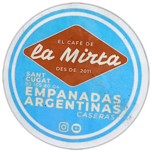 El cafe de la Mirta wanted sticker spotted in Prague in 2025