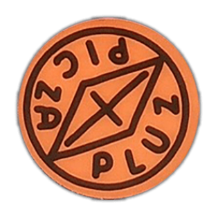 Picza Plus wanted sticker spotted in Prague in 2025