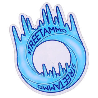 Streetammo wanted sticker spotted in Prague in 2025