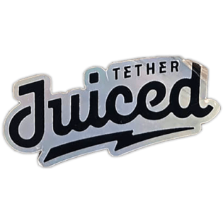 Tether Juiced wanted sticker spotted on Snezka in 2025