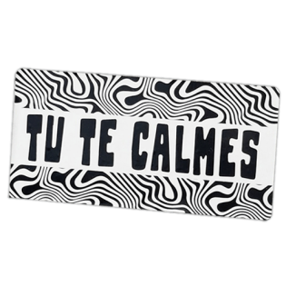 Tu Te Calmes wanted street sticker spotted in Bangkok in 2025
