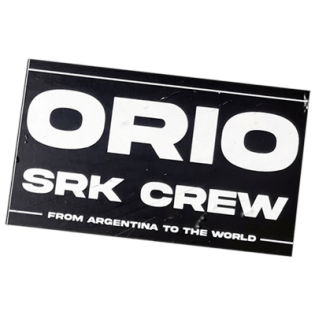 Orio SRK Crew wanted street sticker spotted in Bangkok in 2025