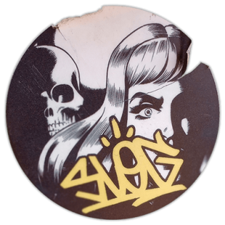 SLOG wanted street sticker spotted in Prague in 2025