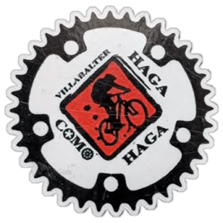 Haga wanted sticker spotted in Prague in 2025