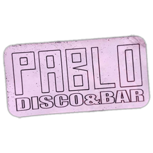 Pablo disco & bar wanted sticker spotted in Prague in 2025