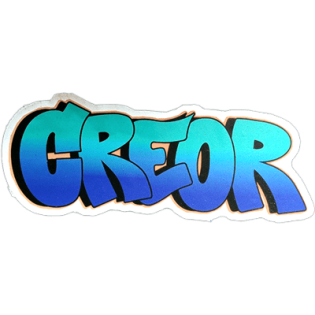 Creor wanted sticker spotted in Prague in 2025