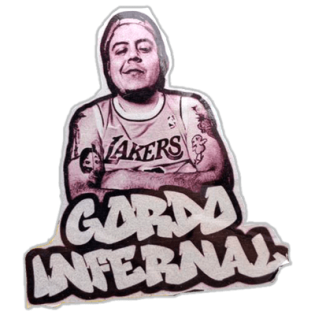 Gordo Infernal wanted sticker spotted in Prague in 2025