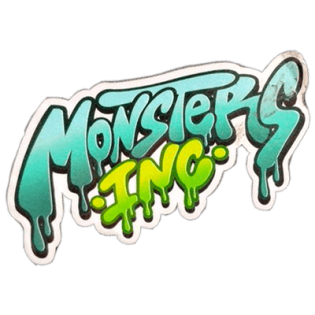 Monsters Inc wanted sticker spotted in Prague in 2025