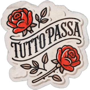Tutto Passa wanted sticker spotted in Prague in 2025