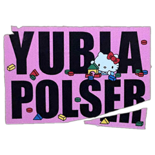 Yubia Polser wanted street sticker spotted in Fukuoka in 2025
