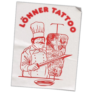 Lonner Tattoo wanted street sticker spotted in Prague in 2025