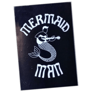 Mermaid Man wanted sticker spotted in Prague in 2025