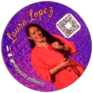 Laura Lopez wanted sticker spotted in Prague in 2025
