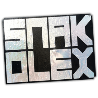 Snak Olex wanted sticker spotted in Bangkok in 2025