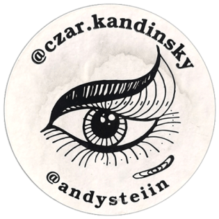 Czar Kandinsky wanted sticker spotted in Bangkok in 2025