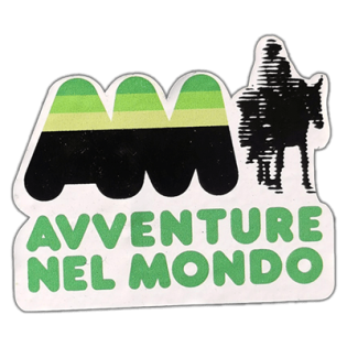 Avventure Nel Mondo wanted sticker spotted in Bangkok in 2025