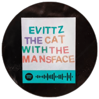 Evittz wanted sticker spotted in Prague in 2025
