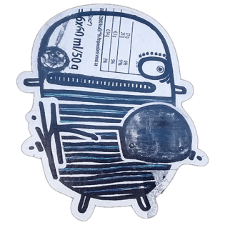Unknown Handmade sticker spotted in Budapest in 2023
