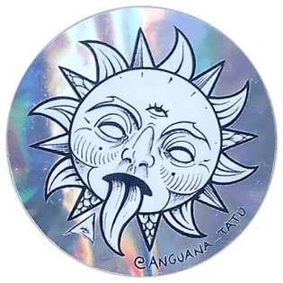 Anguana Tatu wanted sticker spotted in Edinburgh in 2025