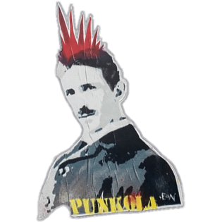 Punkola wanted sticker spotted in Zagreb in 2025