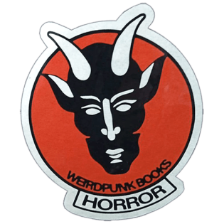 Weirdpunk Books wanted sticker spotted in Edinburgh in 2025