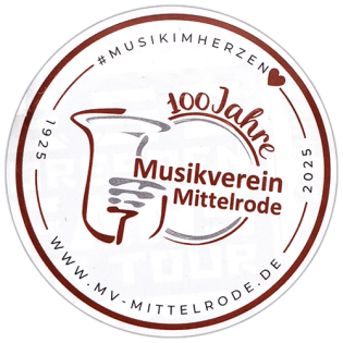 Musikverein Mittelrode wanted sticker was spotted in Prague in 2025
