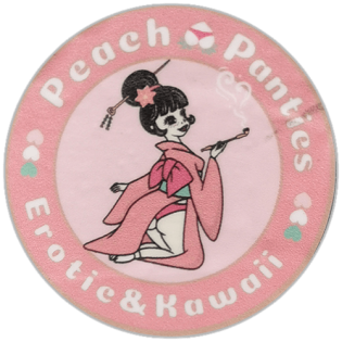 Peach Panties wanted sticker spotted in Bangkok in 2025