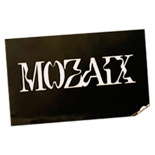 Mozaix wanted sticker was spotted in Ljubljana in 2025