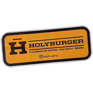 Holyburger wanted sticker spotted in Porto in 2025