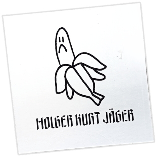 Holger Kurt Jaeger waned sticker spotted in Porto in 2025