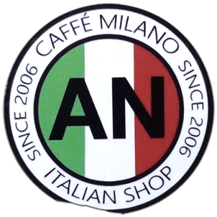Caffé Milano wanted sticker spotted in Prešov in 2025