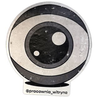Pracownia Witryna wanted sticker spotted in Bangkok in 2025