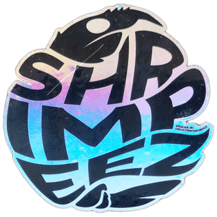 Shrimpeez wanted sticker spotted in Bangkok in 2025