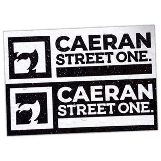 Caeran wanted sticker spotted in Porto in 2025