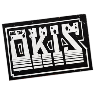 OKIS wanted sticker spotted in Zaragoza in 2025