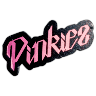 Pinkiez wanted sticker spotted in Košice in 2026
