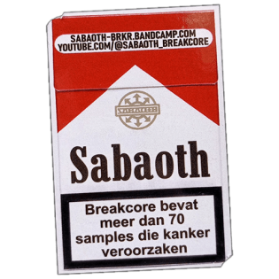 Sabaoth wanted sticker spotted in Košice in 2026