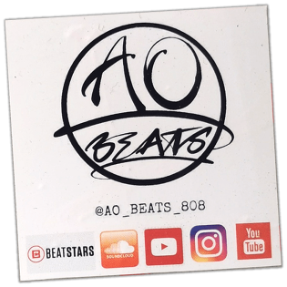 AO Beats wanted sticker spotted in Bangkok in 2025.