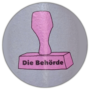 Die Behörde wanted sticker spotted in Košice in 2026