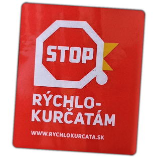 Rýchlo Kurčatá wanted sticker spotted in Košice in 2025